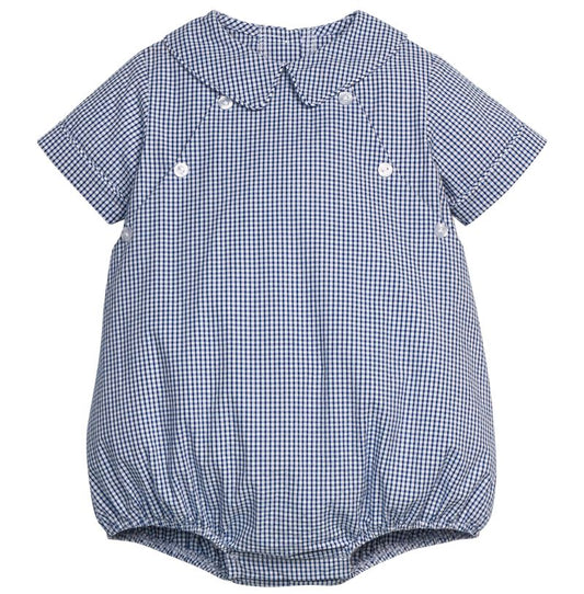Little English Walker Bubble, Royal Seersucker Gingham
