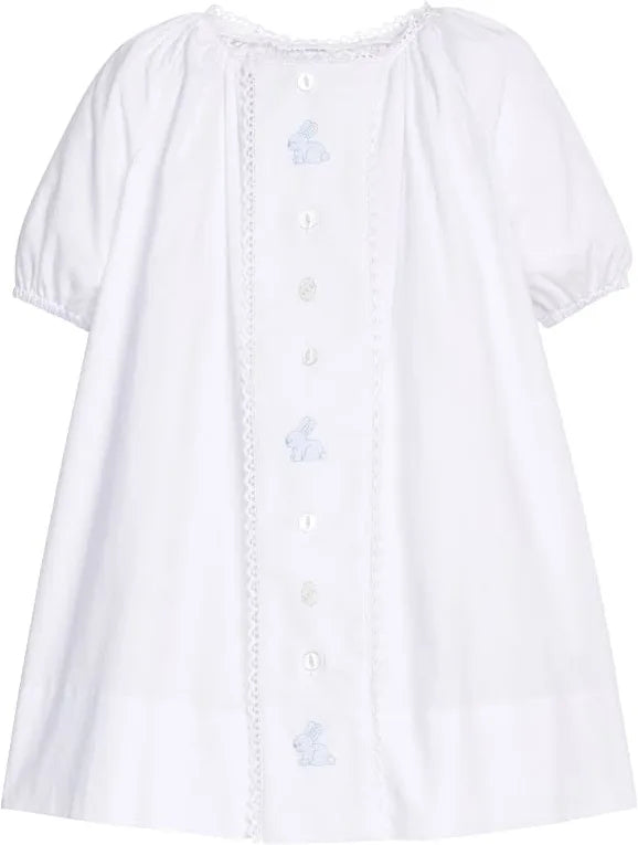 Little English Day Gown, Blue Bunny