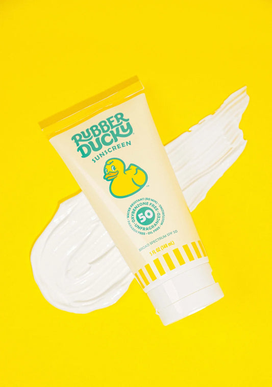 RUBBER DUCKY SPF 50 SUNSCREEN LOTION, 5OZ TUBE
