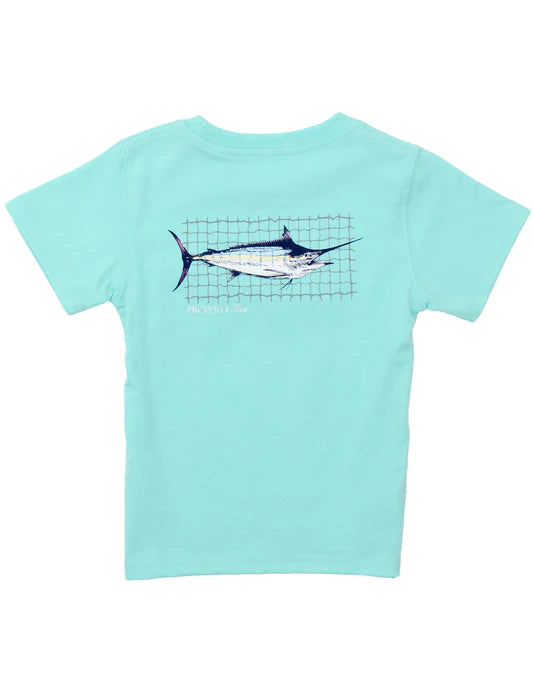 Properly Tied SS Tshirt Swordfish Seafoam