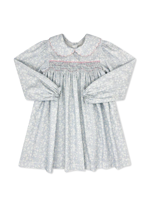 Lullaby Set Michelle Dress Long Sleeve - Snow Kissed Floral