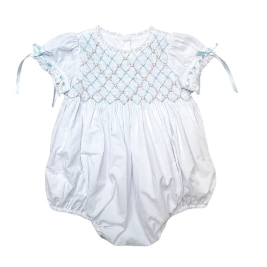 Percy and Tyne Heirloom Smocked Bubble