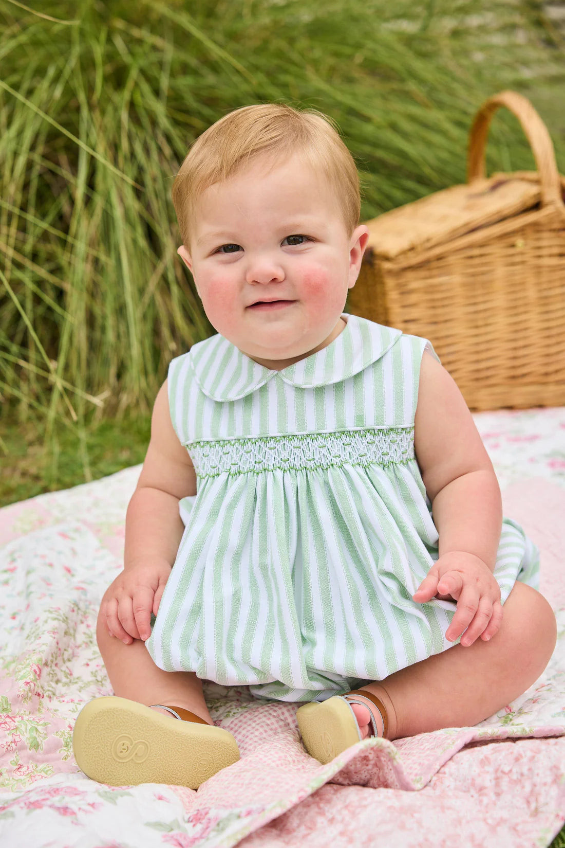 Little English Sleeveless Barrington Bubble, Meriweather Stripe