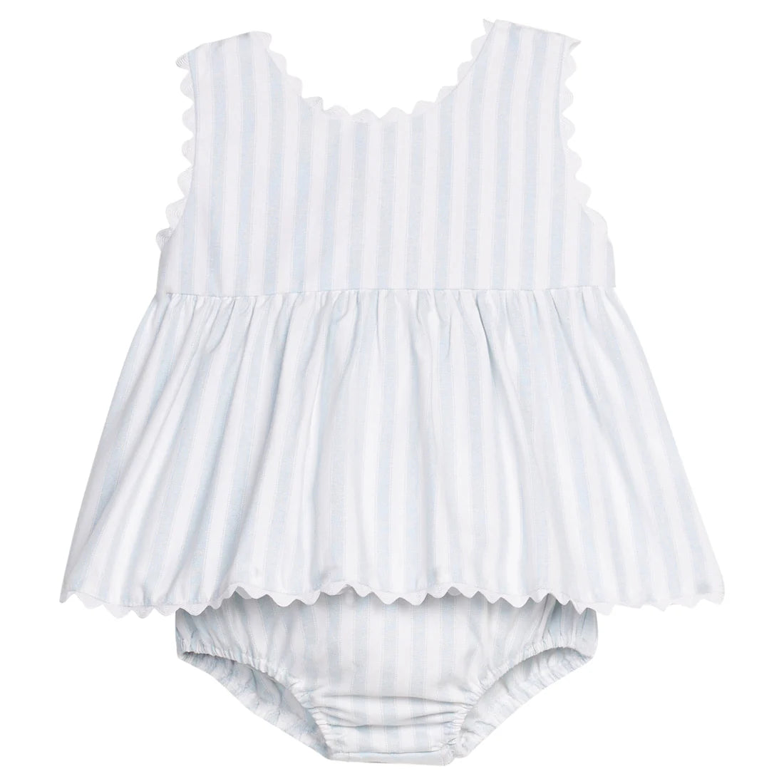 Little English Mary Dee Diaper Set, Savannah Stripe