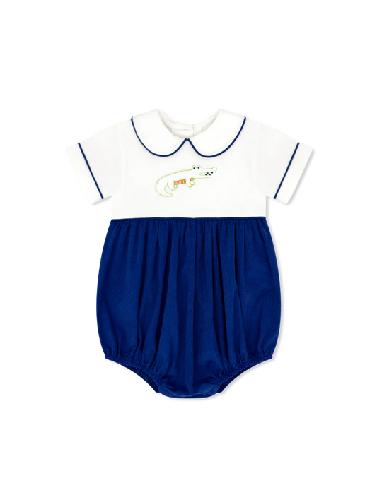 Lullaby Set Baby Bea Bubble- High Point Royal Corduroy, Alligator