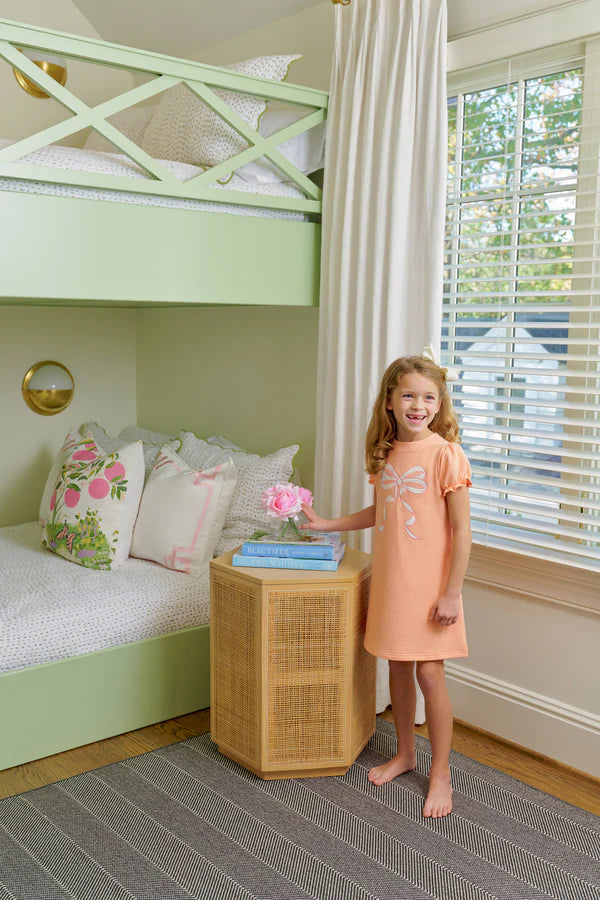 The Beaufort Bonnet Eliza’s Appliqué Dress Seashore Sherbet/Palmetto