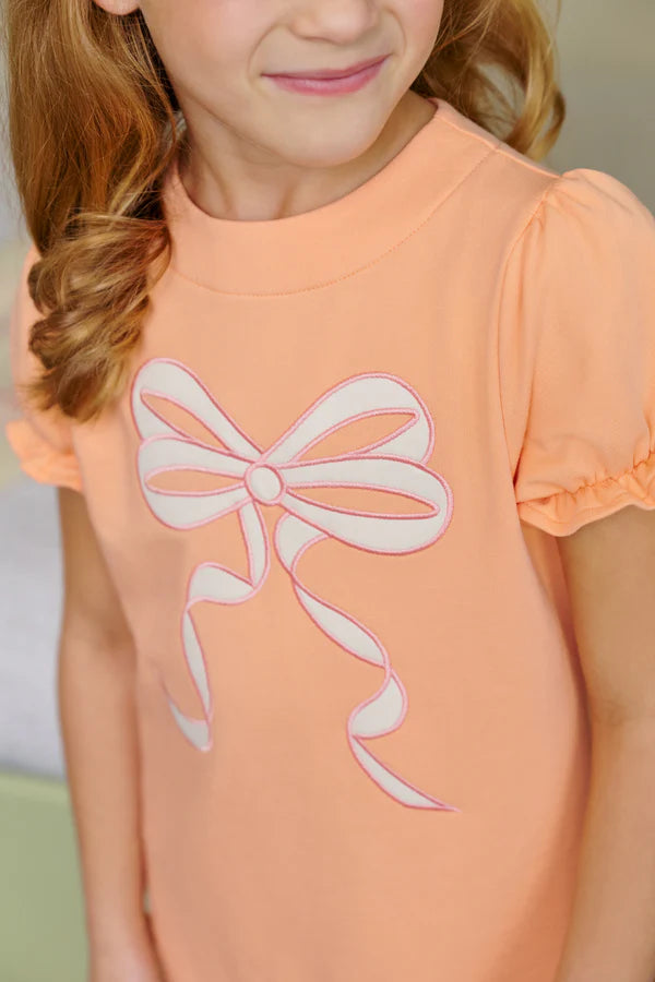 The Beaufort Bonnet Eliza’s Appliqué Dress Seashore Sherbet/Palmetto