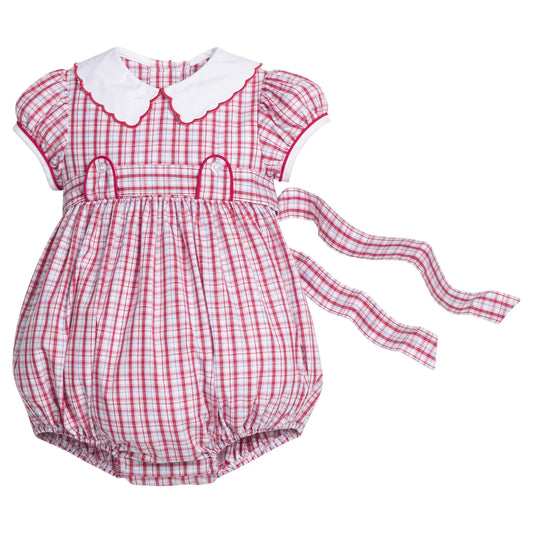 Little English Bibie Bubble- Hartford Plaid