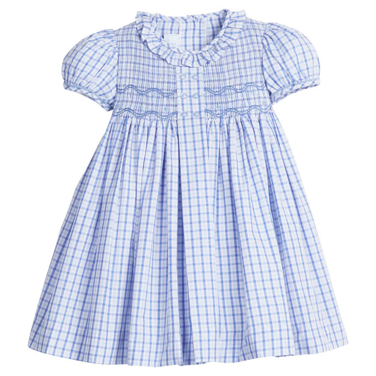 Little English Bridget Dress- Woodberry Plaid