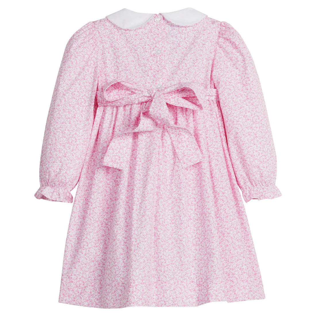 Little English Smocked Natalie Dress- Pink Vinings