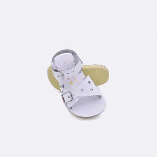 Sun-San Sweetheart Sandal- White