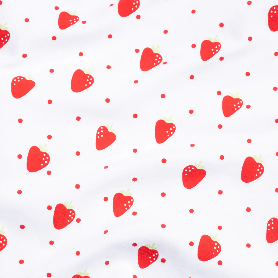 Little English Printed Bubble Strawberries