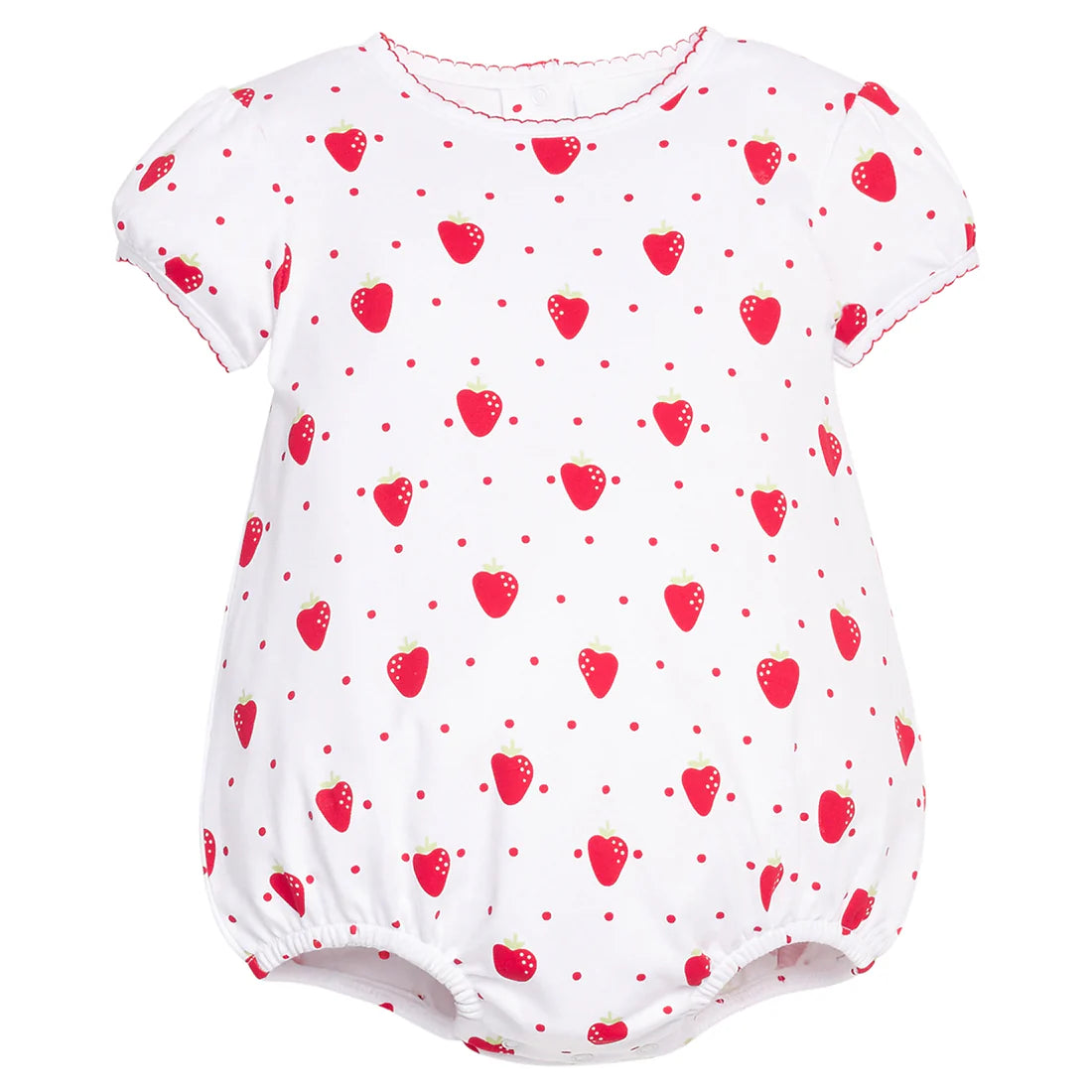 Little English Printed Bubble Strawberries