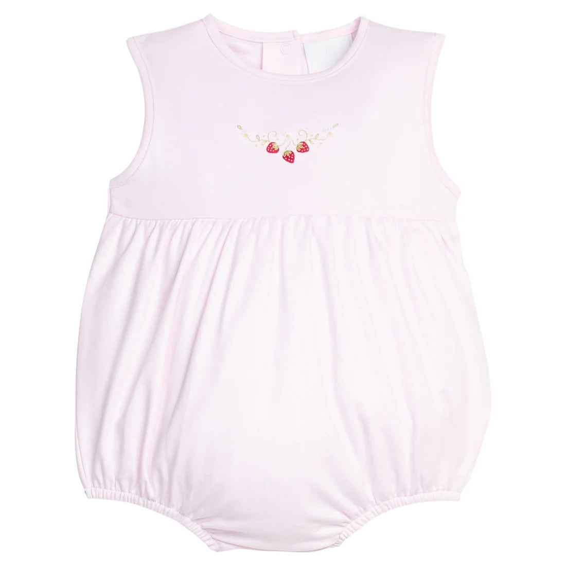 Little English Embroidered Bubble Strawberry