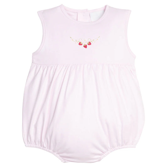 Little English Embroidered Bubble Strawberry