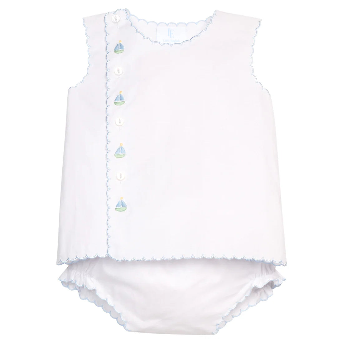 Little English Davis Day Boy Set Sailboats