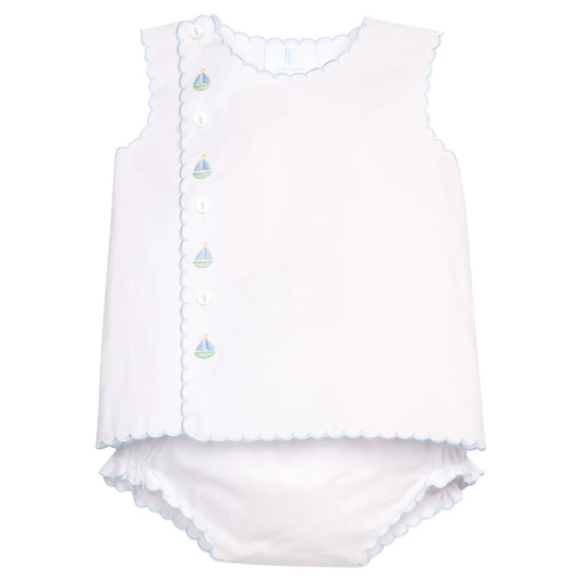 Little English Davis Day Boy Set Sailboats