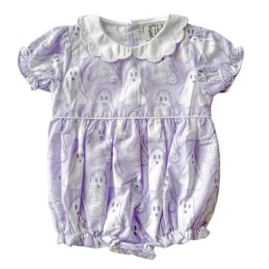 Hamner Hill Girls Purple Floral Ghosts Bubble