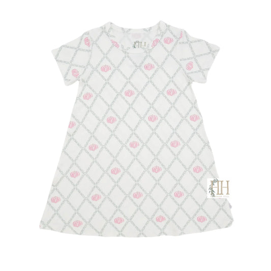 Hamner Hill Trellis Pink Pumpkin Bamboo Dress
