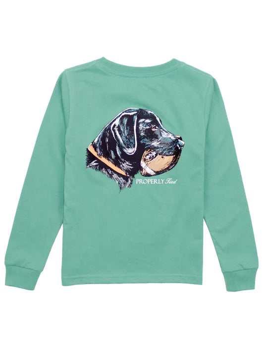 Properly Tied Boys Good Catch Long Sleeve Ivy