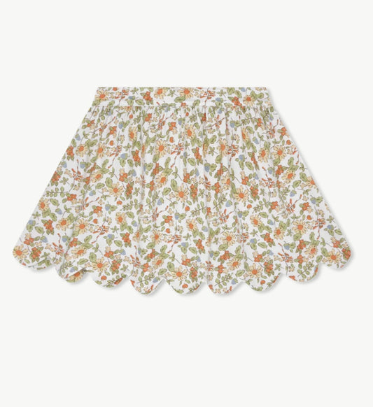 Lullaby Set Susie Scallop Skirt- Hearthside Floral
