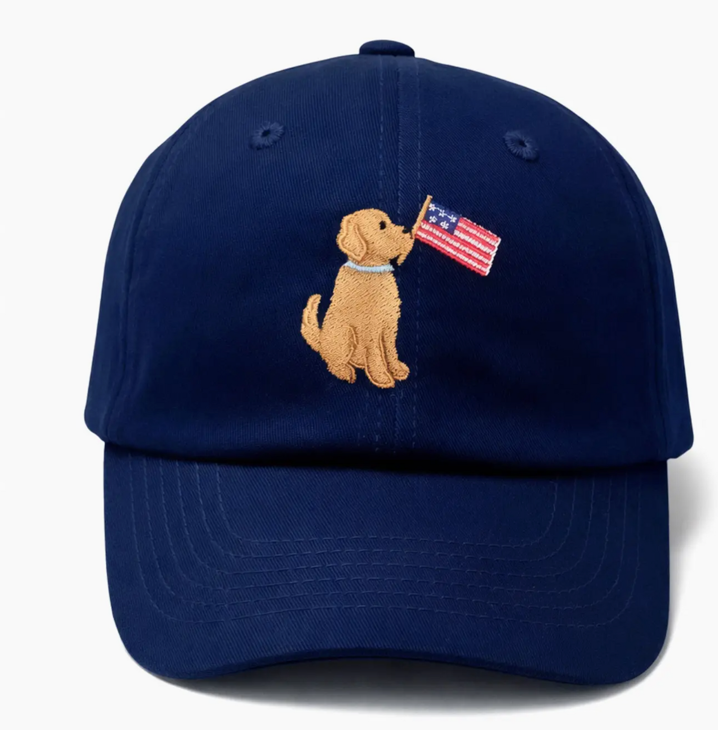 Bits and Bows American Dog Baseball Hat