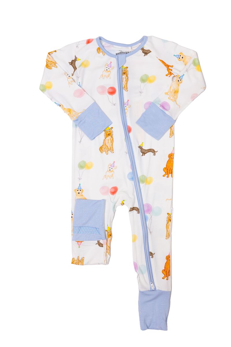 The Uptown Baby Dog Party Sleep Romper
