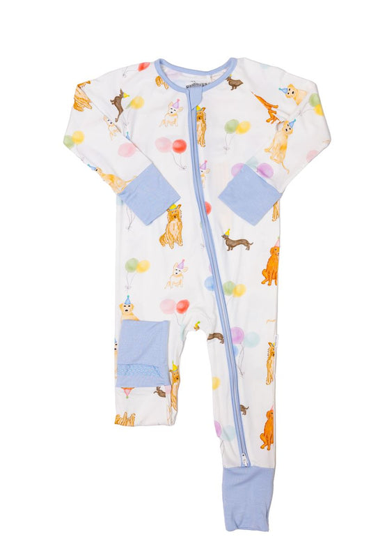 The Uptown Baby Dog Party Sleep Romper