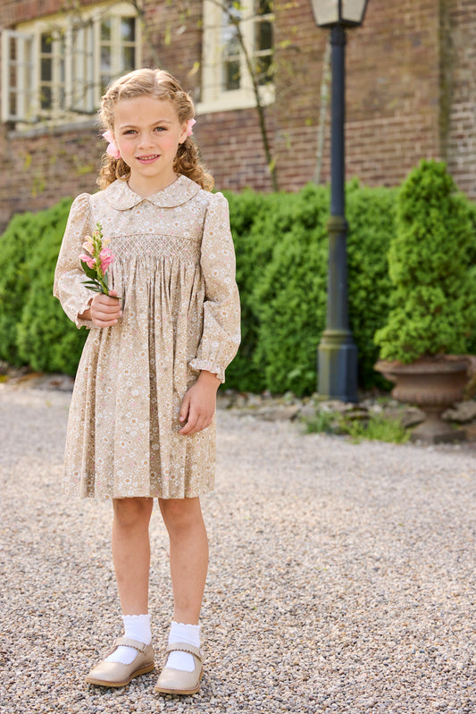 Little English Smocked Charlotte Dress, Camden Floral