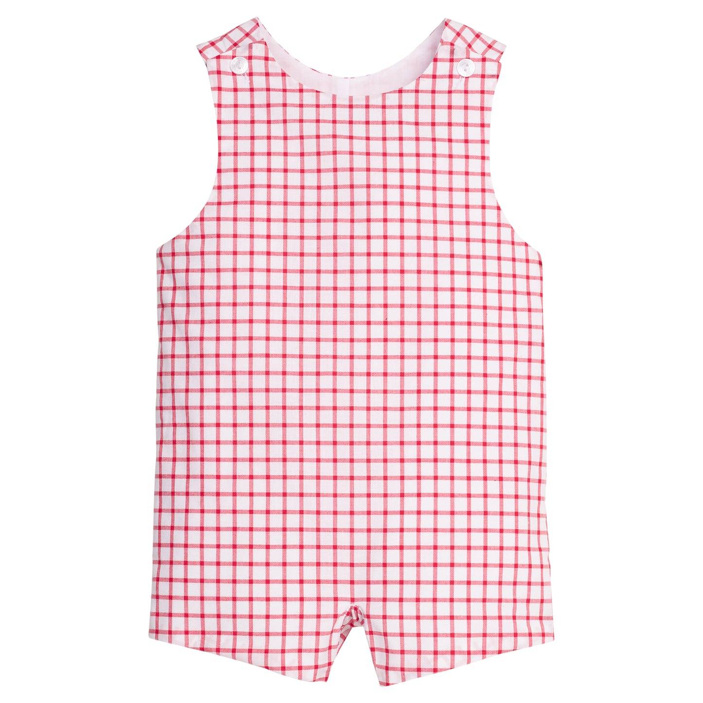 Little English Vintage John John Red Windowpane