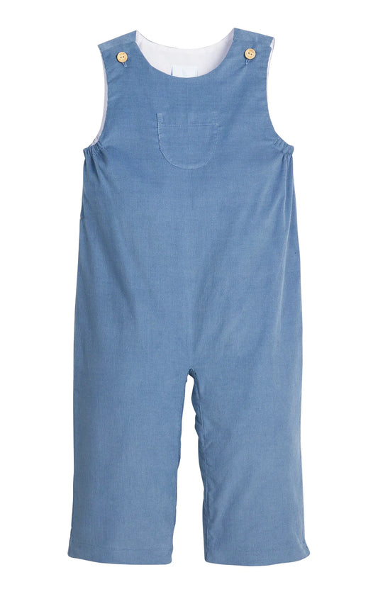 Little English Campbell Overall- Stormy Blue Corduroy