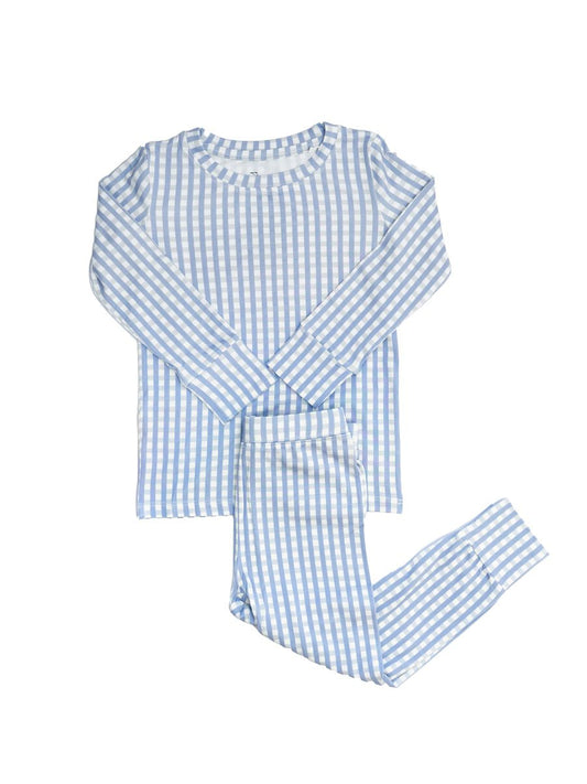 The Uptown Baby Gingham Two Piece Pajama Set