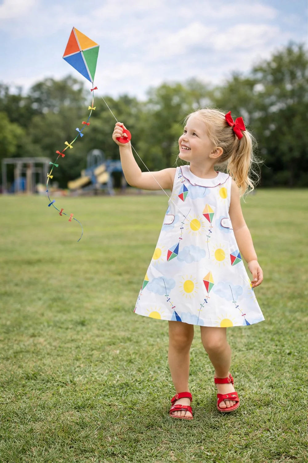 Marco & Lizzy Kites A line dress