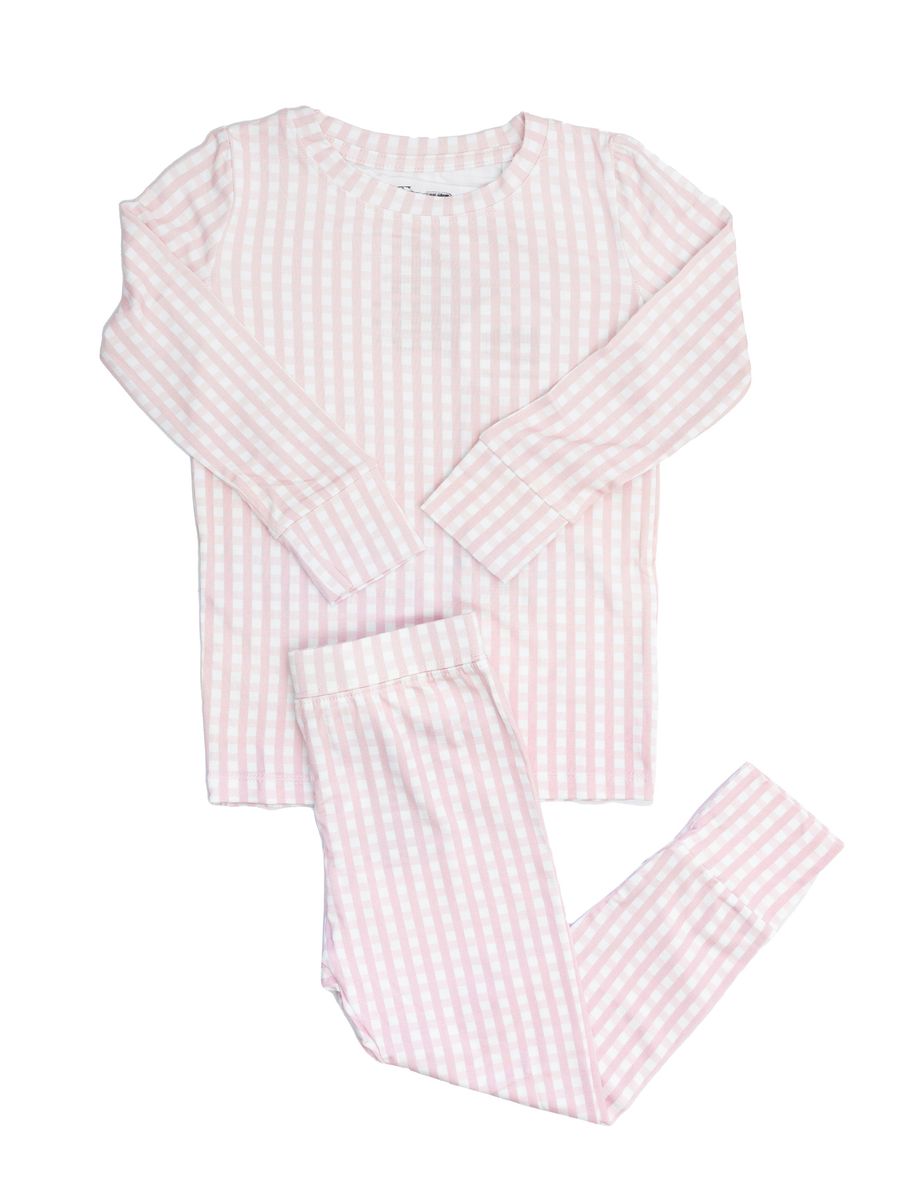 The Uptown Baby Gingham Two Piece Pajama Set