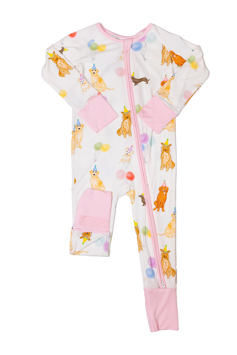 The Uptown Baby Dog Party Sleep Romper