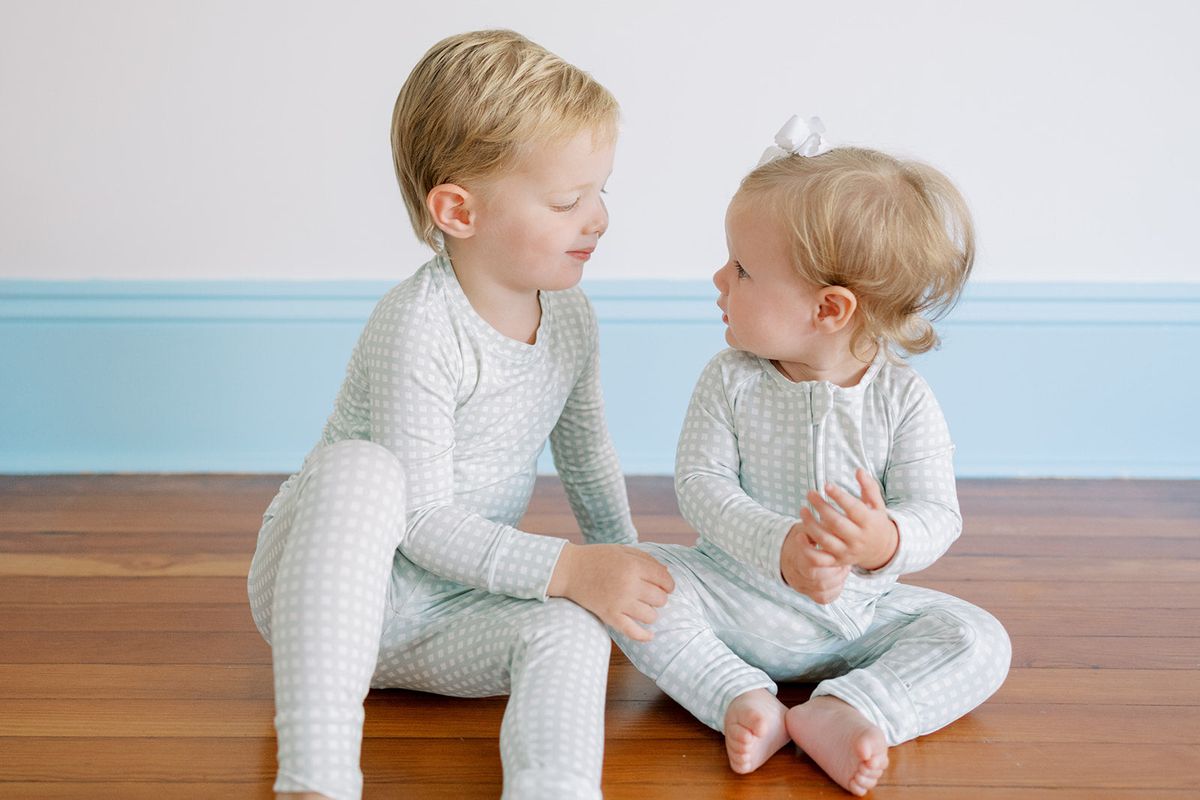The Uptown Baby Gingham Sleep Romper