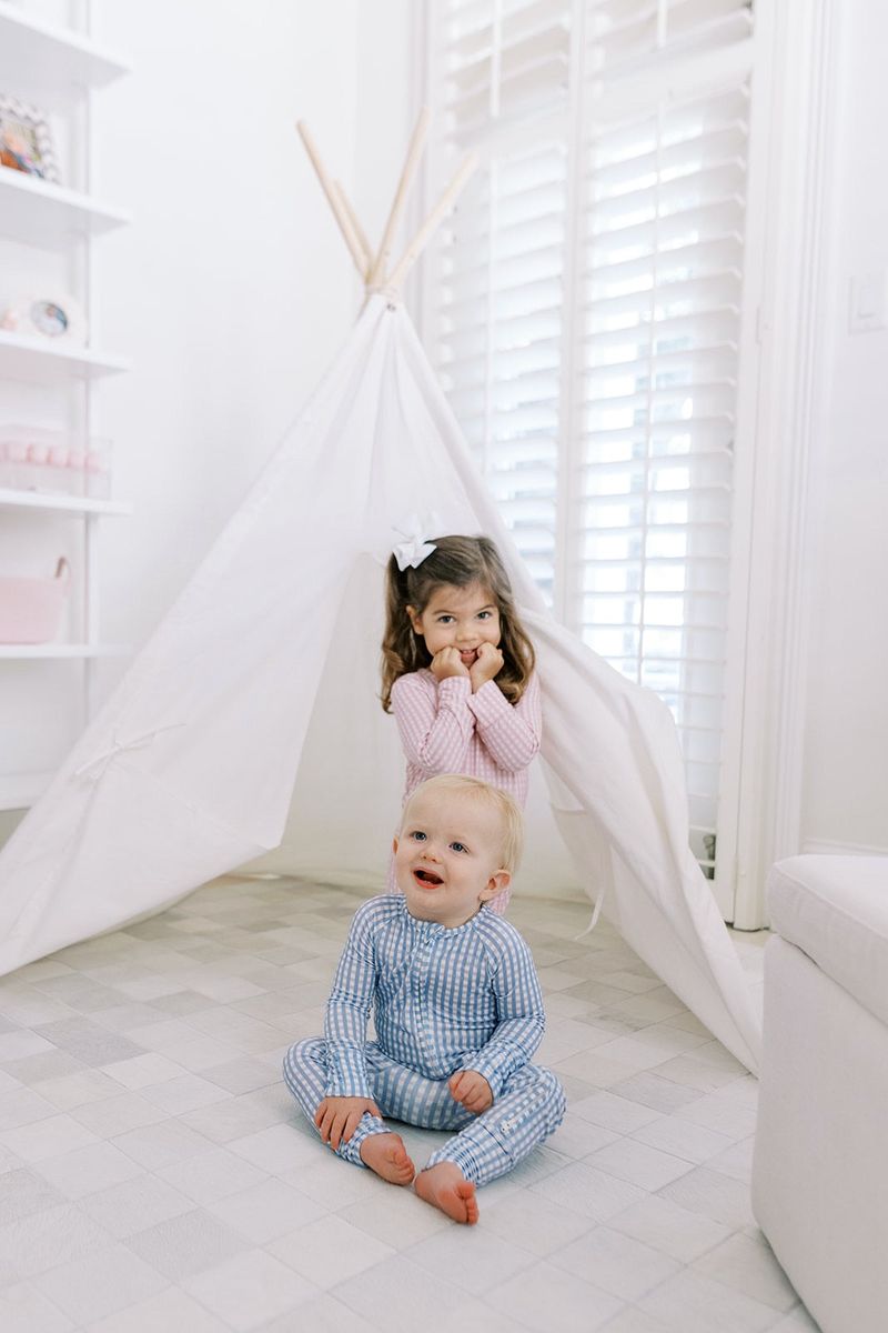The Uptown Baby Gingham Sleep Romper