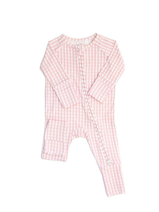 The Uptown Baby Gingham Sleep Romper