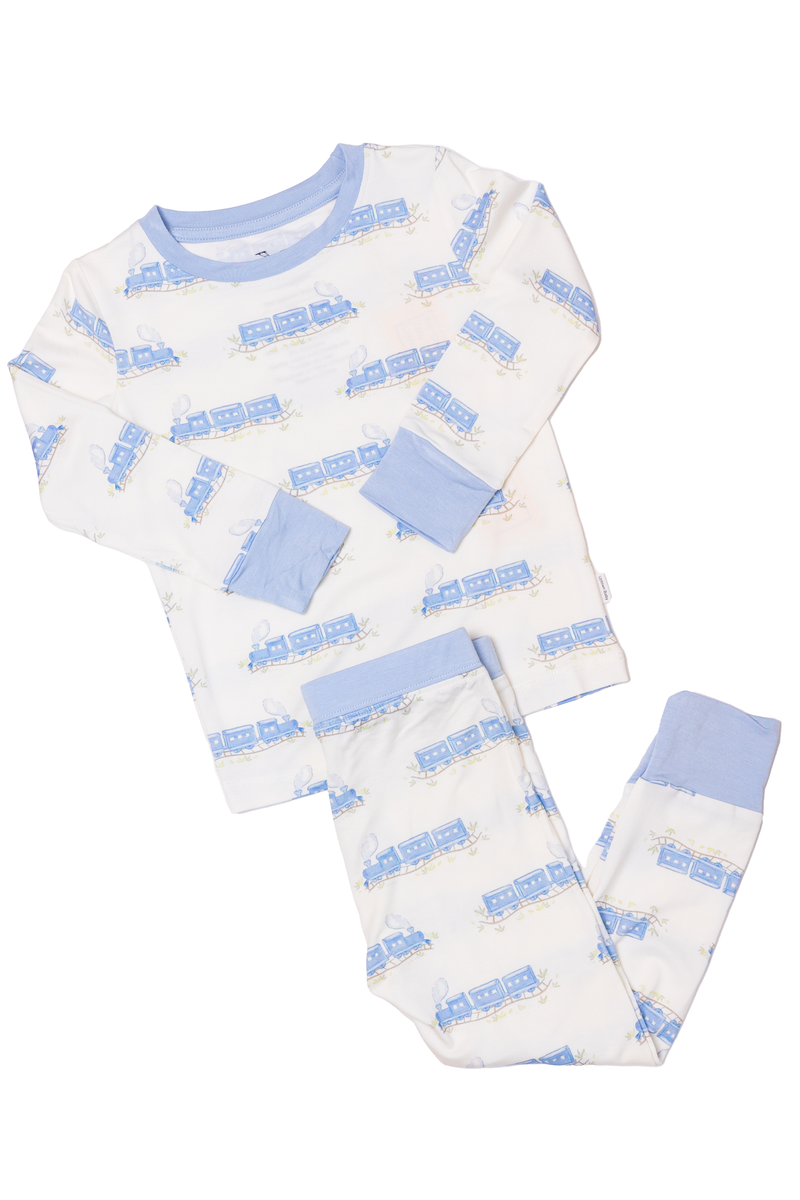 The Uptown Baby Two Piece Train Pajama