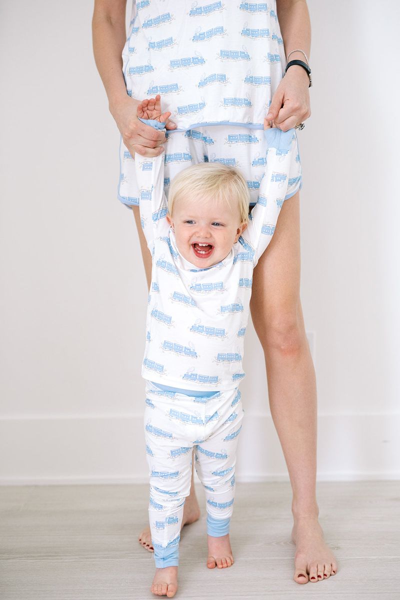 The Uptown Baby Two Piece Train Pajama